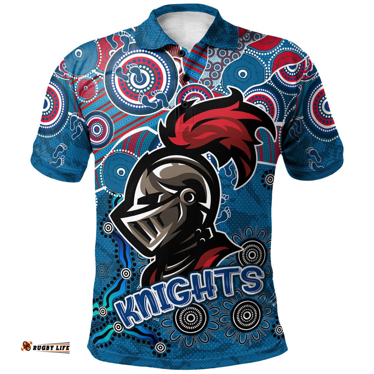 Knights Rugby Polo Shirt - Custom Super Knights Polo Shirt