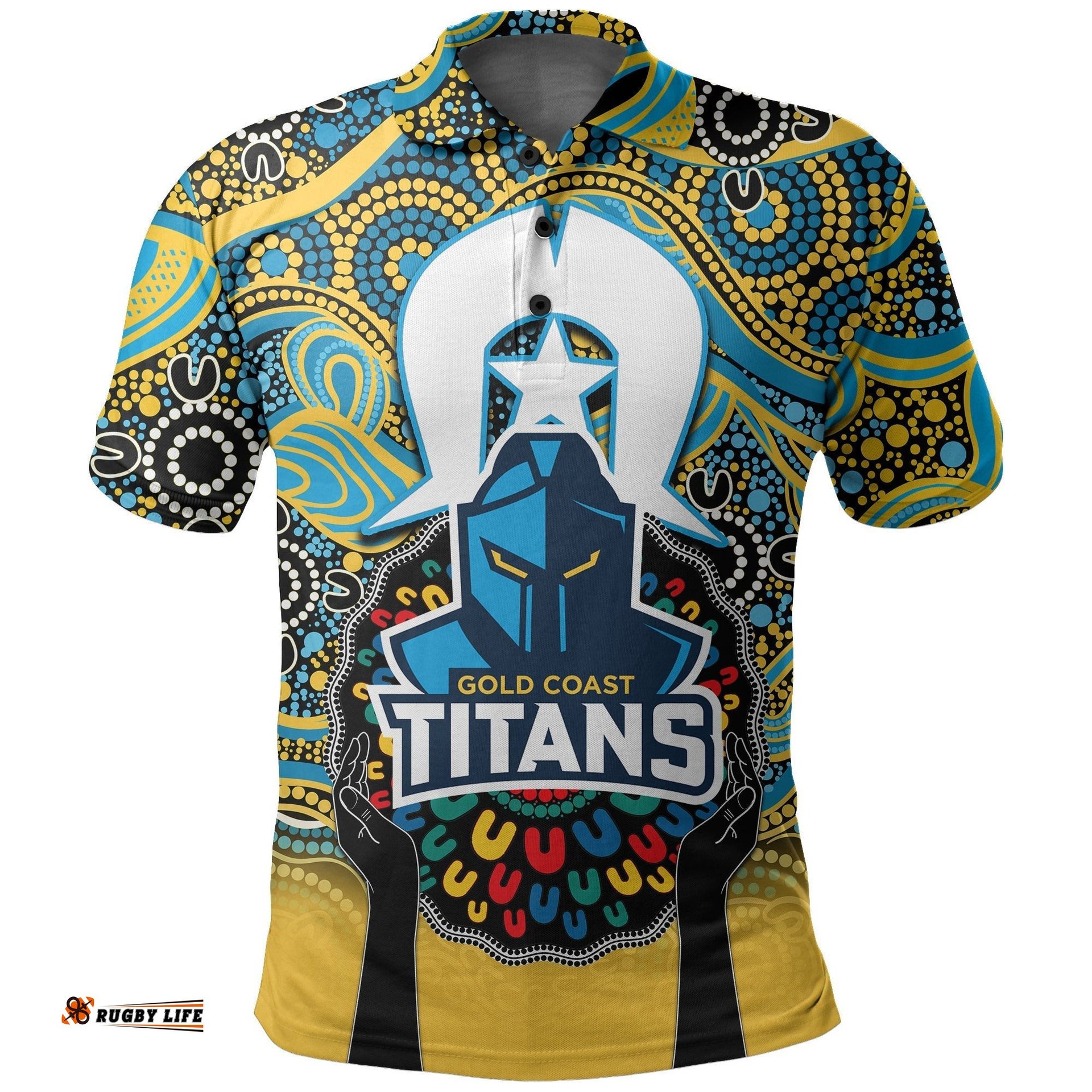 Titans Rugby Polo Shirt NAIDOC Week 2022