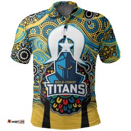 Titans Rugby Polo Shirt NAIDOC Week 2022