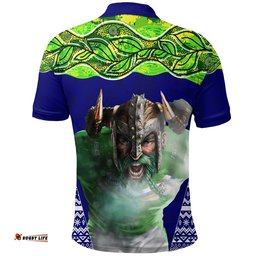 Aboriginal Christmas Polo Shirt The Green Machine