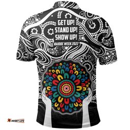 Magpies Australian Football Polo Shirt NAIDOC Week 2022