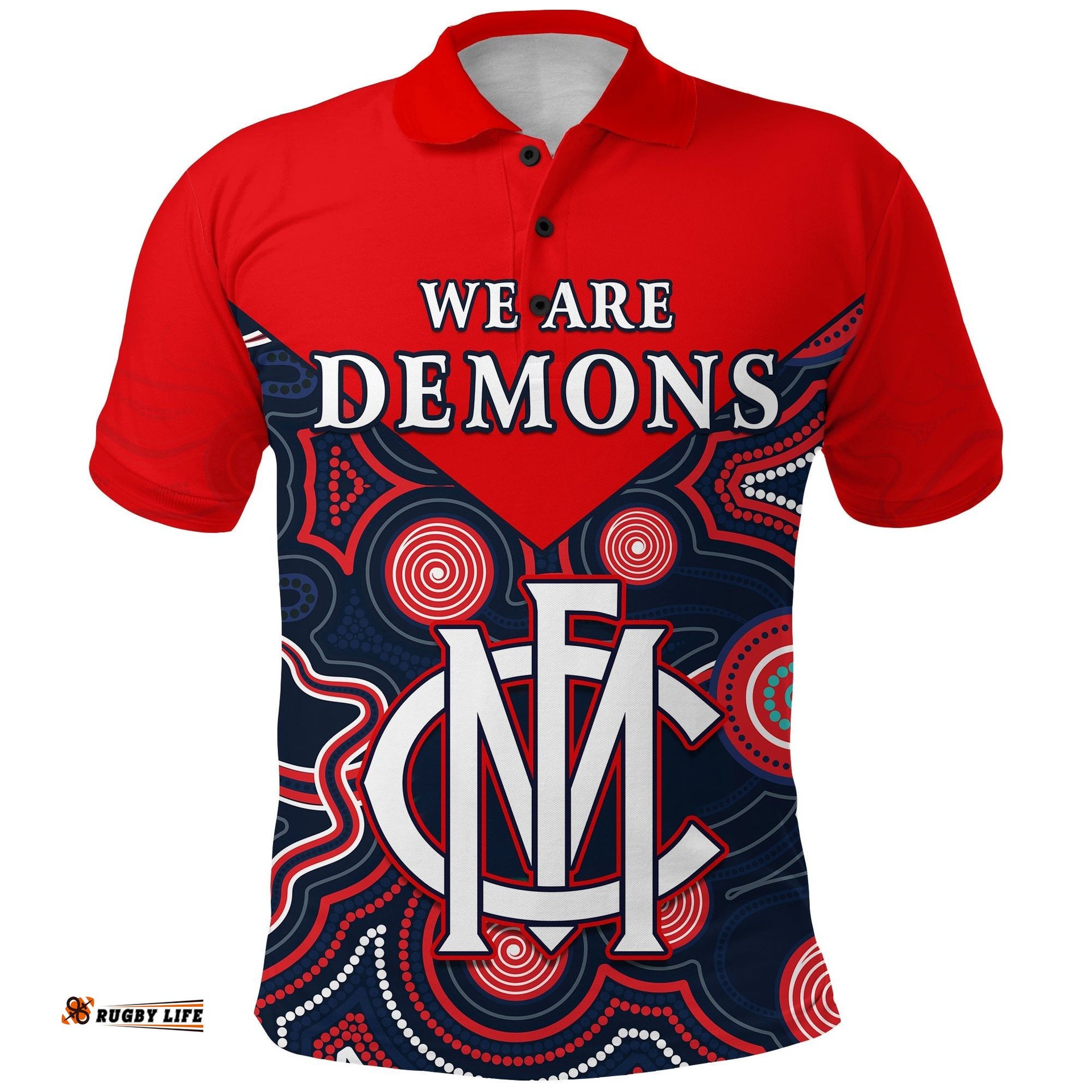 Melbourne Demons 2021 Polo Shirt - We are the Champions