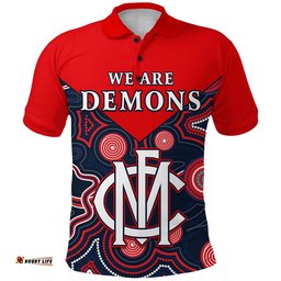 Melbourne Demons 2021 Polo Shirt - We are the Champions
