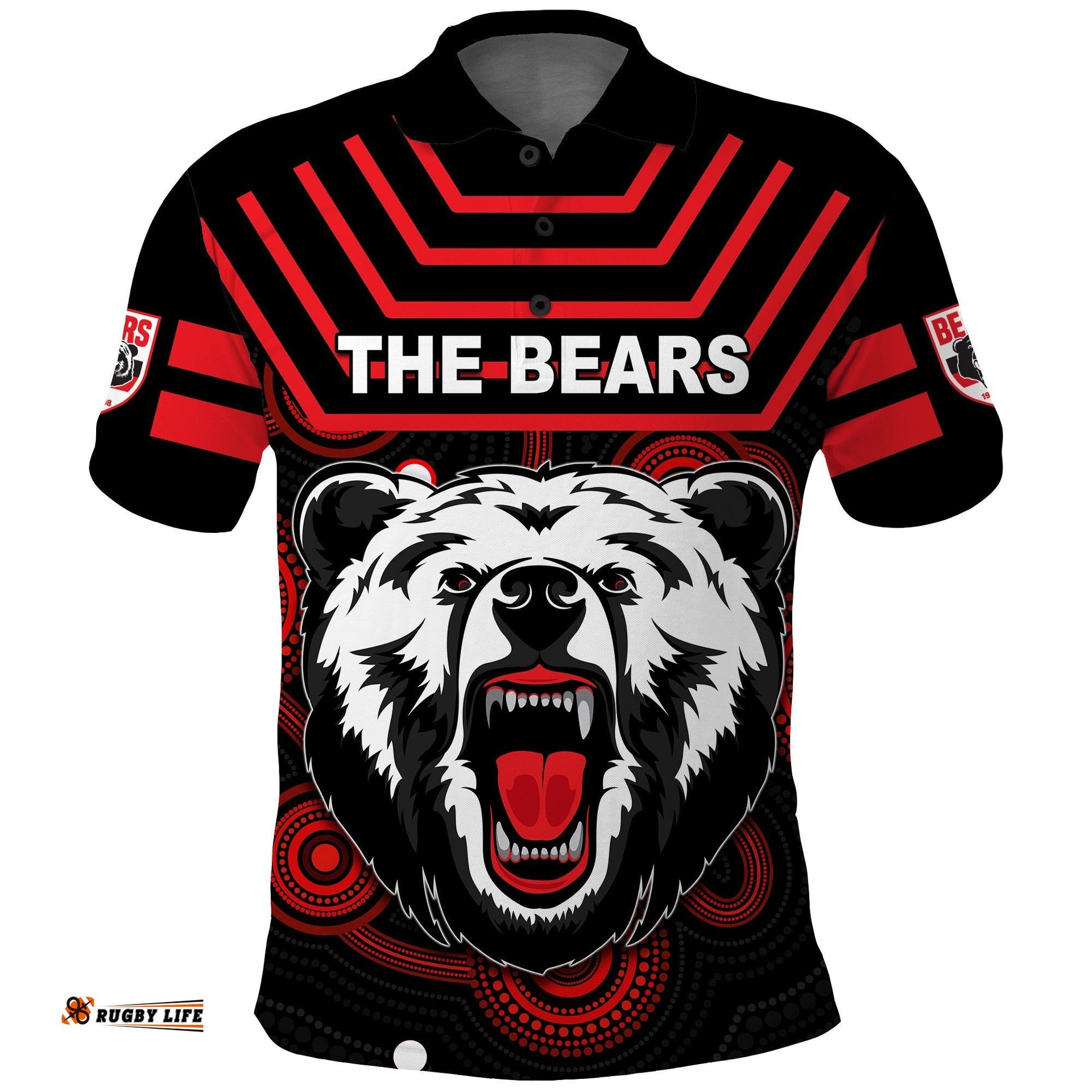 The Bears Indigenous Polo Shirt Go North Sydney