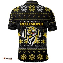 Richmond Football Club Polo Shirt - Christmas Ugly Style -