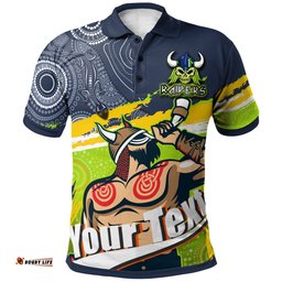 Raiders 2022 Custom Aboriginal Polo Shirt - The Indigenous Viking Soul