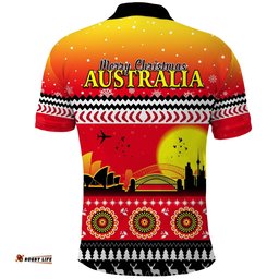 Australia Christmas Polo Shirt Proud Sydney Opera House