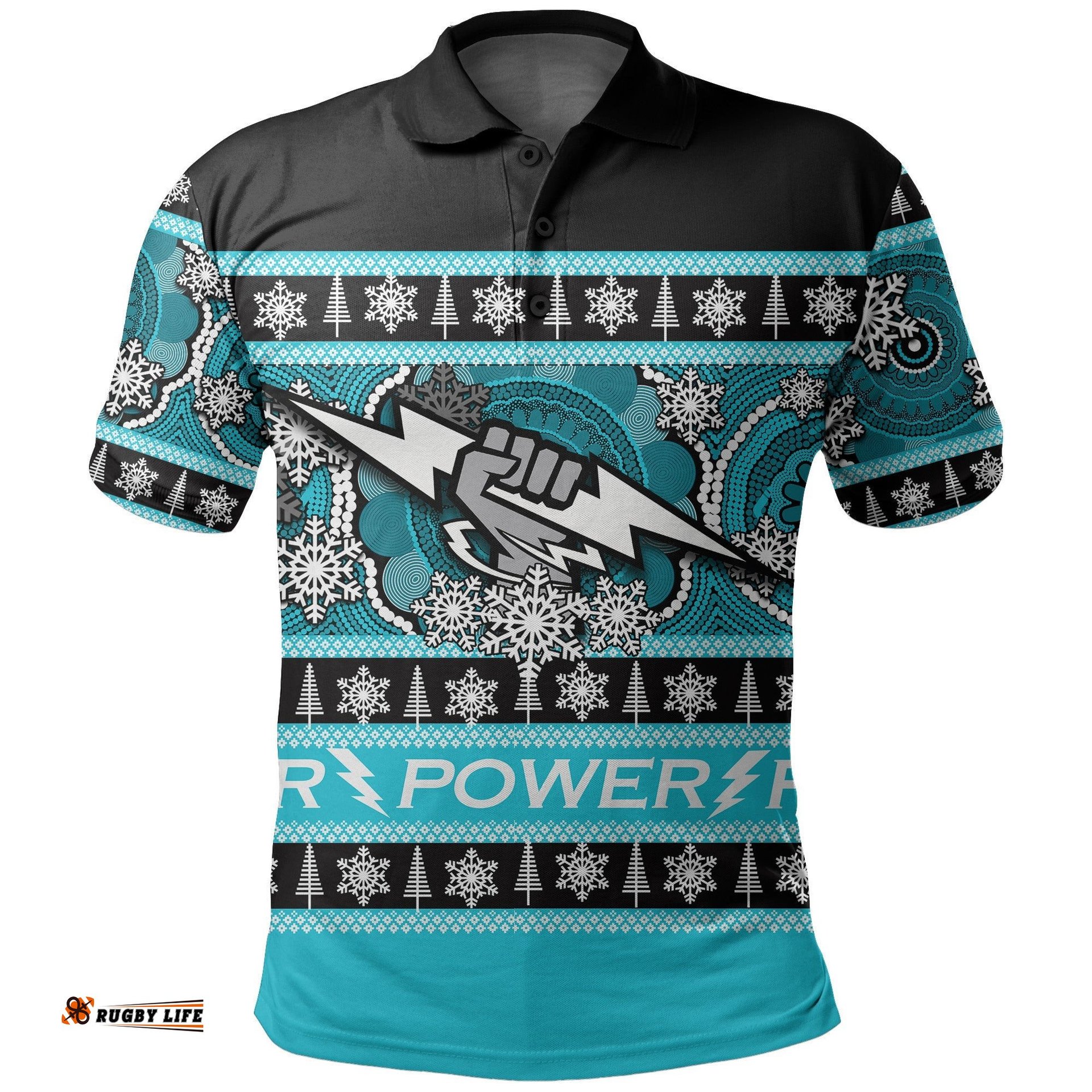 Port Adelaide Christmas Polo Shirts 2021 Style