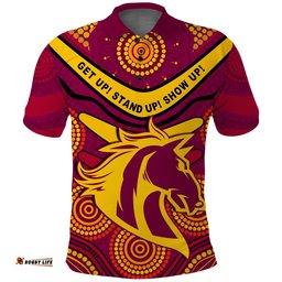 Broncos NAIDOC Week 2022 Polo Shirt Aboriginal Get Up
