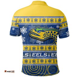 Parramatta Eels Polo Shirt Christmas 2021