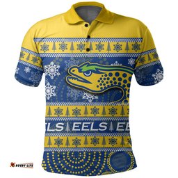 Parramatta Eels Polo Shirt Christmas 2021