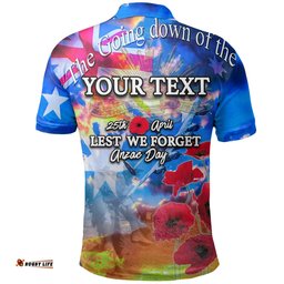 Custom PersonalisedAnzac Australia Polo Shirt Legend
