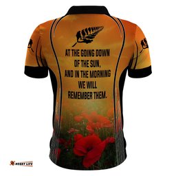 Vibe Hoodie Anzac Polo Shirt - AUS Anzac Remembrance Day - Lest We Forget