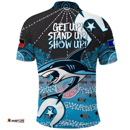 Sharks Rugby NAIDOC 2022 Aboriginal Polo Shirt -