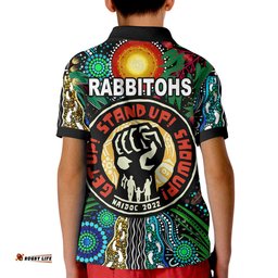 Rabbitohs NAIDOC Week 2022 Polo Shirt Aboriginal Get Up