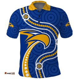 GURINDJI EAGLES Australia Football Polo Shirt Eagles Indigenous Ver.02