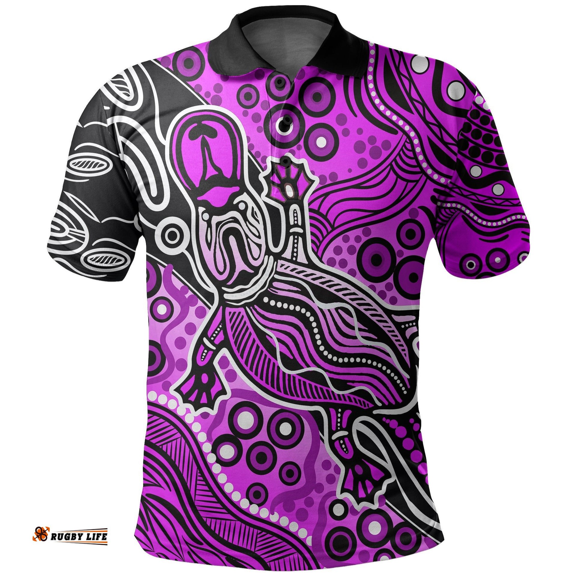 Aboriginal Platypus Polo Shirt Tribal No.1