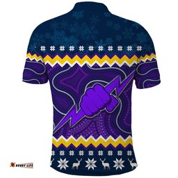 Storm Polo Shirt Christmas Melbourne Mix Indigenous