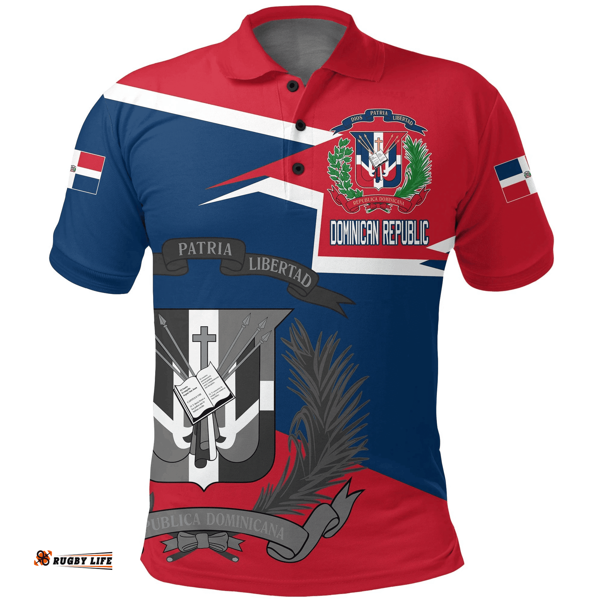 Dominican Republic Coat Of Arms Polo Shirt