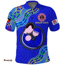 NSW Local Health District Polo Shirt Mix Aboriginal Version 02 Blue