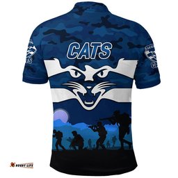 GeelongCats ANZAC Polo Shirt Simple Style