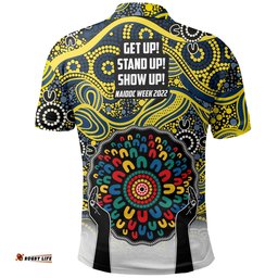 Cowboys Rugby Polo Shirt NAIDOC Week 2022 No.2