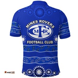 Custom Personalised Mines Rovers Football Club Polo Shirt Diorites Indigenous GFL