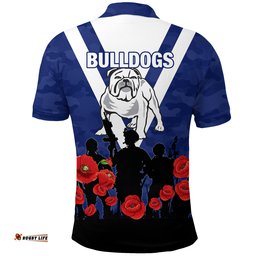 Canterbury-Bankstown Bulldogs Anzac Day Camo Polo Shirt -