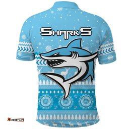 Sharks Polo Shirt Christmas Cronulla Sutherland