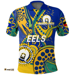 Eels Rugby NAIDOC 2022 Aboriginal Polo Shirt -