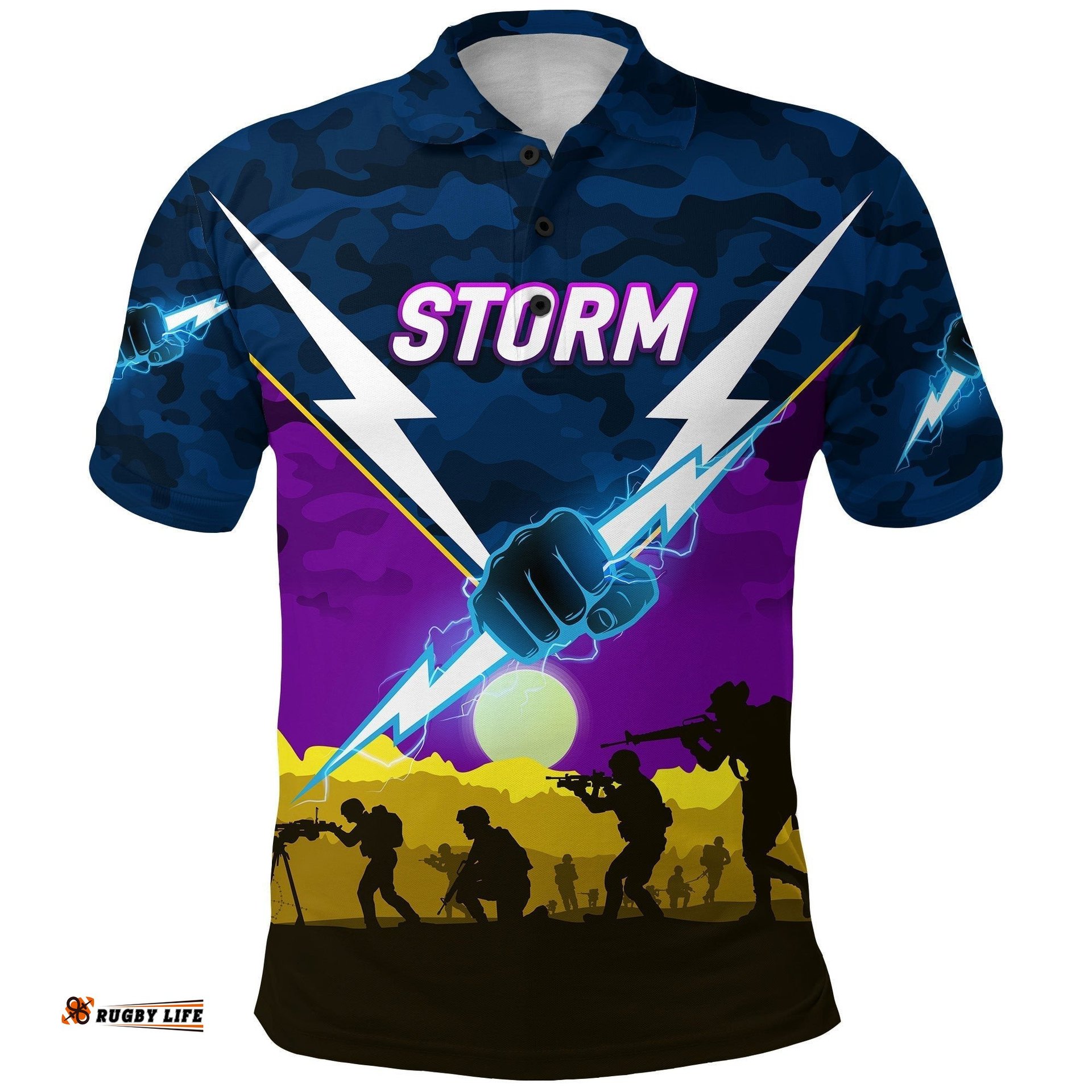 Storm ANZAC Polo Shirt Simple Style