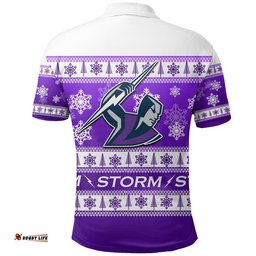 Melbourne Storm Polo Shirt Christmas 2021