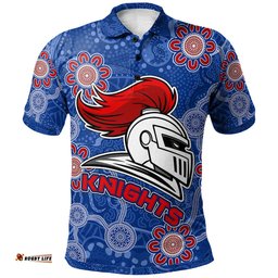 Kinghts Rugby Polo Shirt - Custom Aboriginal Rugby Knights RLT13
