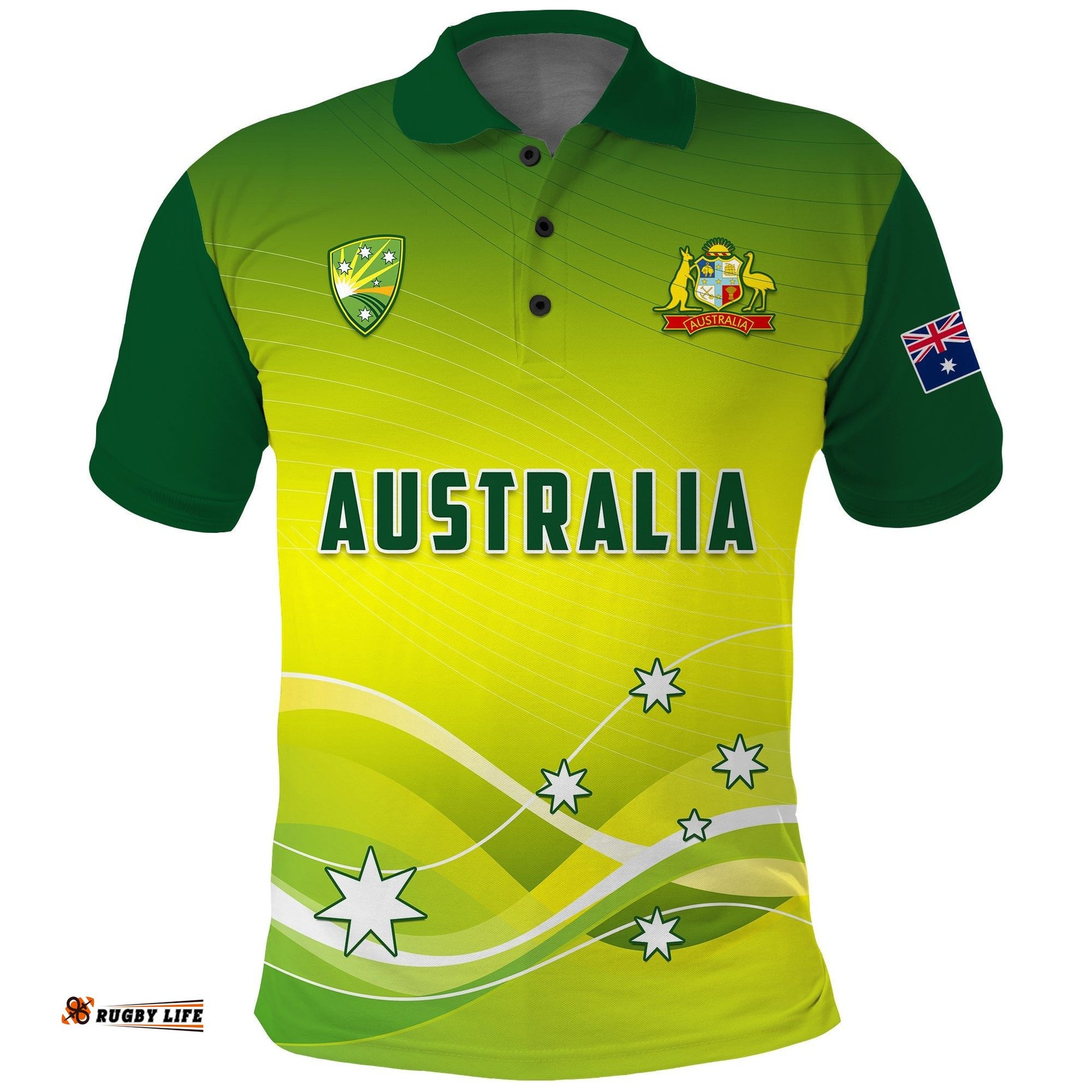 Cricket Australia Polo Shirt Simple Style