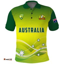 Cricket Australia Polo Shirt Simple Style