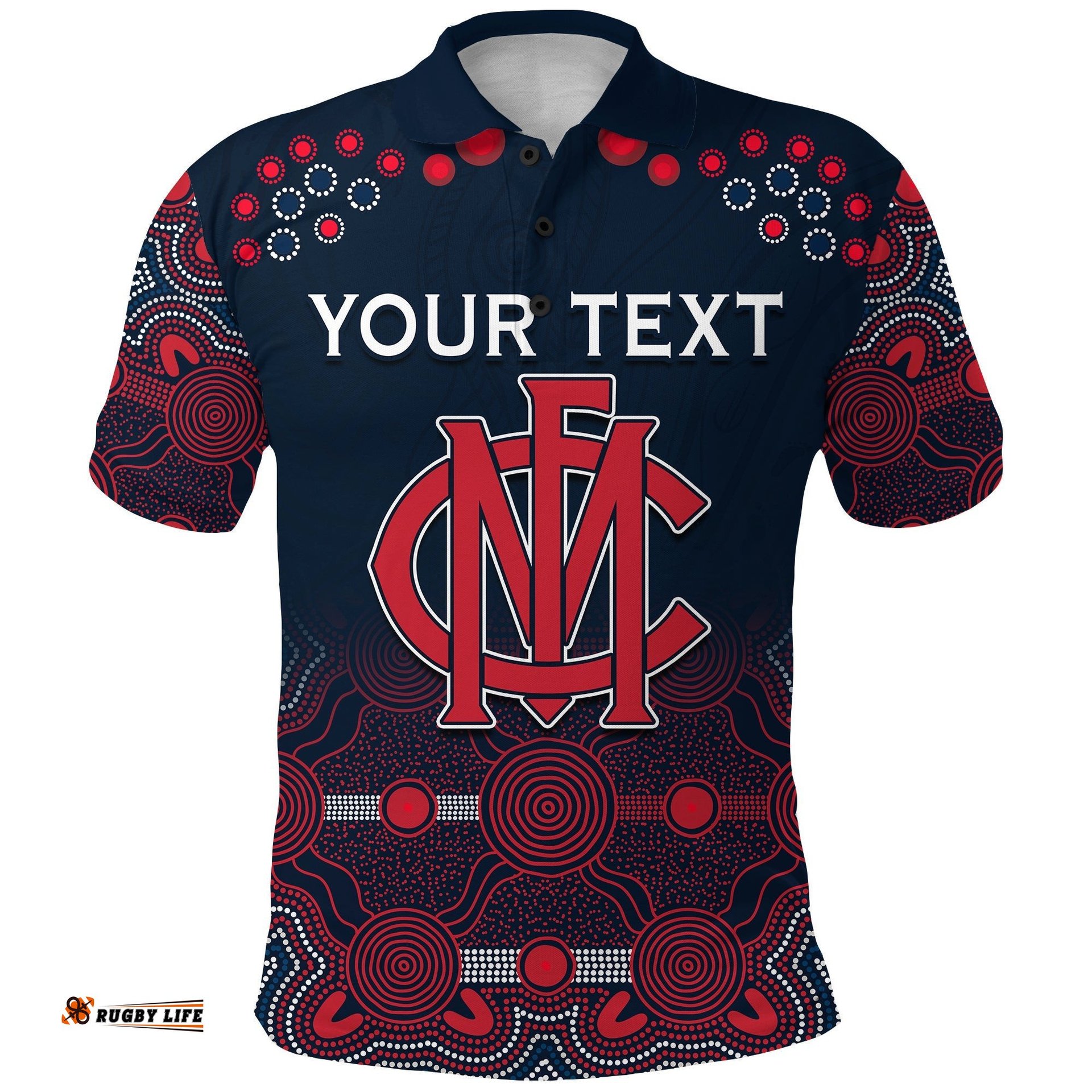 Custom Personalised Demons Indigenous Polo Shirt Premiers 2021 Champion