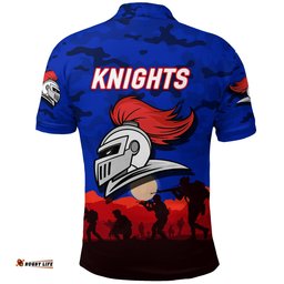 Newcastle Knights ANZAC 2022 Polo Shirt Simple Style