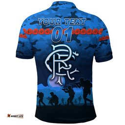 Custom Personalised Rovers Football Club ANZAC Polo Shirt Simple Style