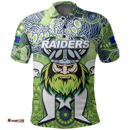 Custom Personalised Raiders Torres Strait Islanders Mix Aboriginal Polo Shirt