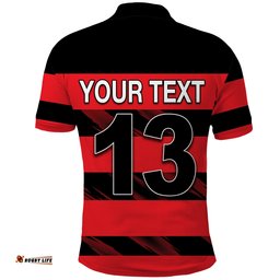 Custom Personalised The Bears Polo Shirt North Sydney Bears Strong Comeback - Custom Text and Number