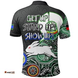 Rabbitohs Rugby Polo Shirt NAIDOC 2022 Patterns