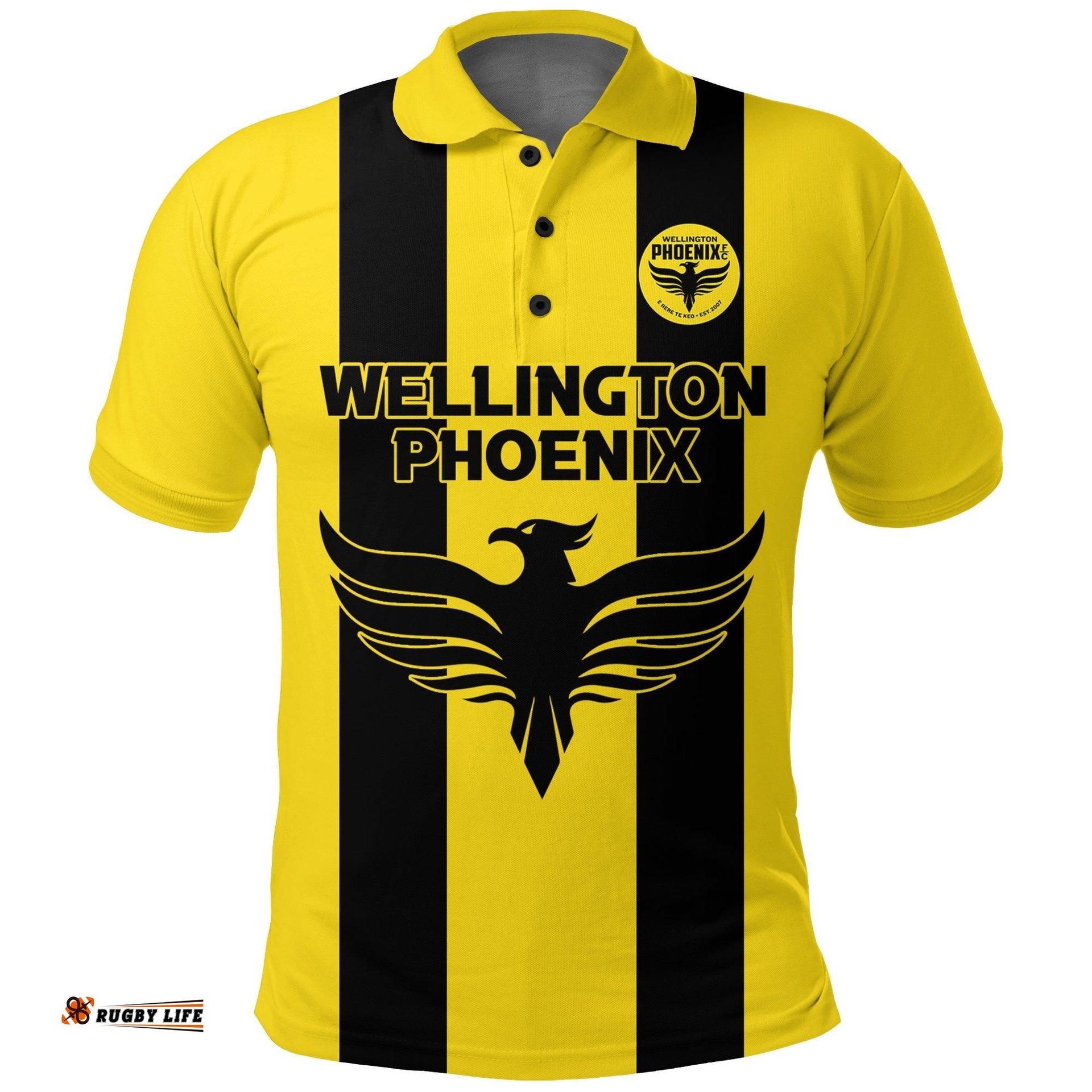 Custom Personalised Wellington Phoenix Pride Polo Shirt -