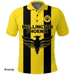 Custom Personalised Wellington Phoenix Pride Polo Shirt -