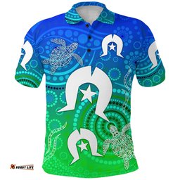 Aboriginal Torres Strait Islands Polo Shirt Simple Style