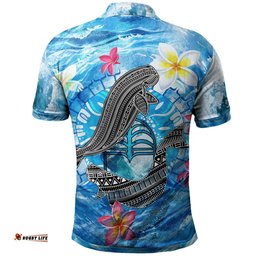 Vibe Hoodie Torres Strait Polo Shirts - Sea, Dhari And Dolphin