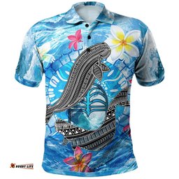 Vibe Hoodie Torres Strait Polo Shirts - Sea, Dhari And Dolphin