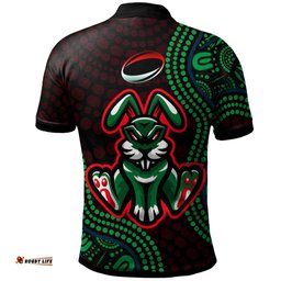 Rabbitohs Rugby Polo Shirt - Custom Rabbitohs Style Polo Shirt RLT13