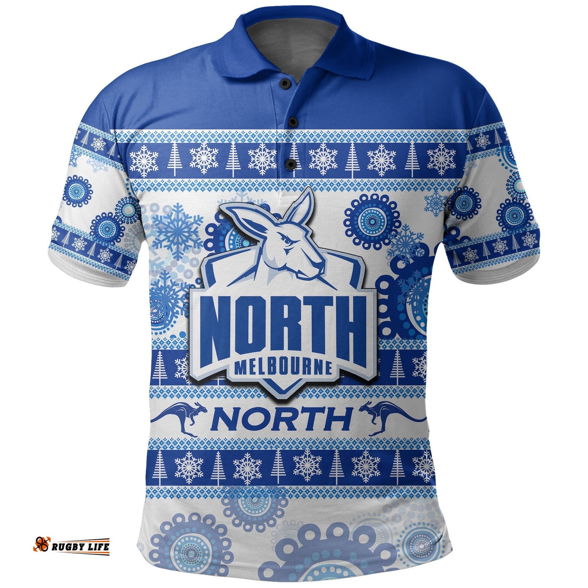 North Melbourne Polo Shirt Christmas 2021 Style