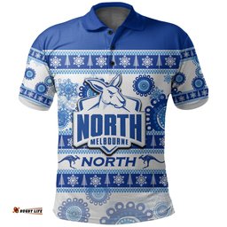 North Melbourne Polo Shirt Christmas 2021 Style
