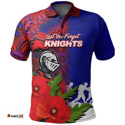 Custom PersonalisedKnights Anzac Day Aboriginal Mix Army Patterns Polo Shirt